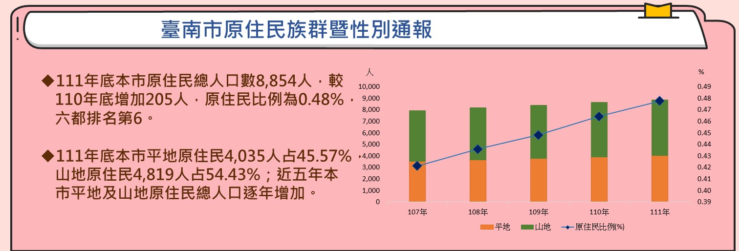 臺南市原住民族群